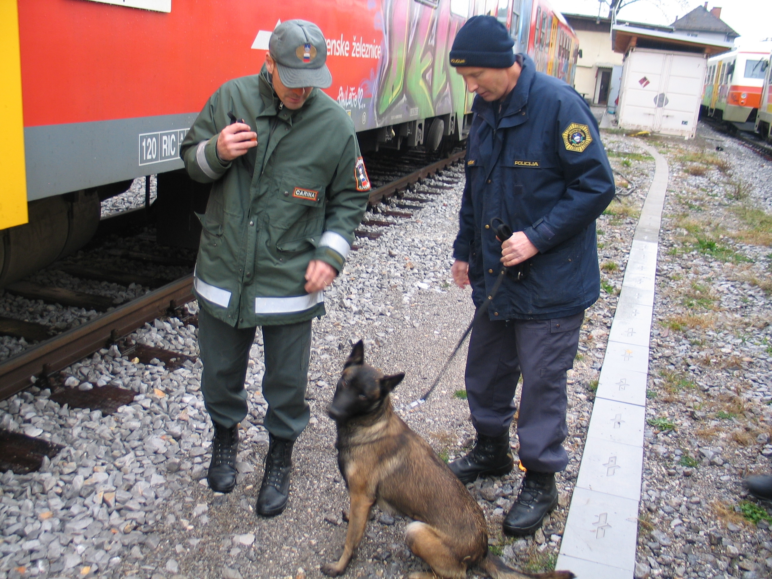 Police praparing for practice and drill